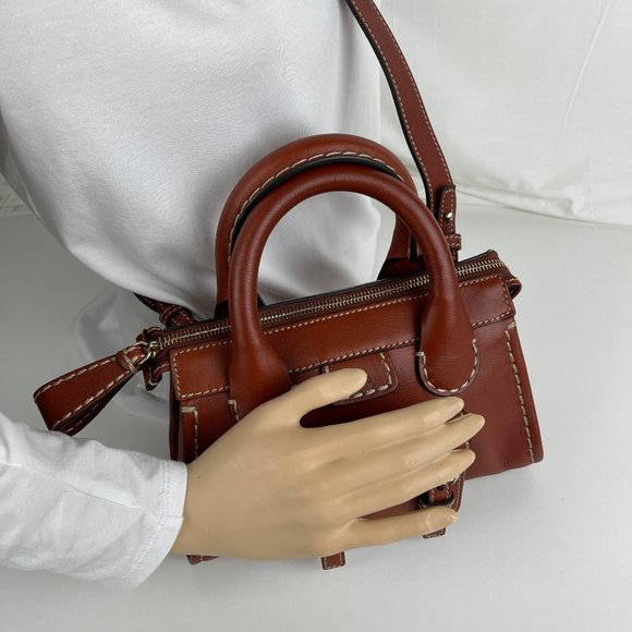 New Chloe Edith Crossbody Mini Bag - Authenticity Certified - Picture 3 of 12